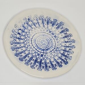 Vintage Mikasa Daniela Blue Salad Plate - 9",  New